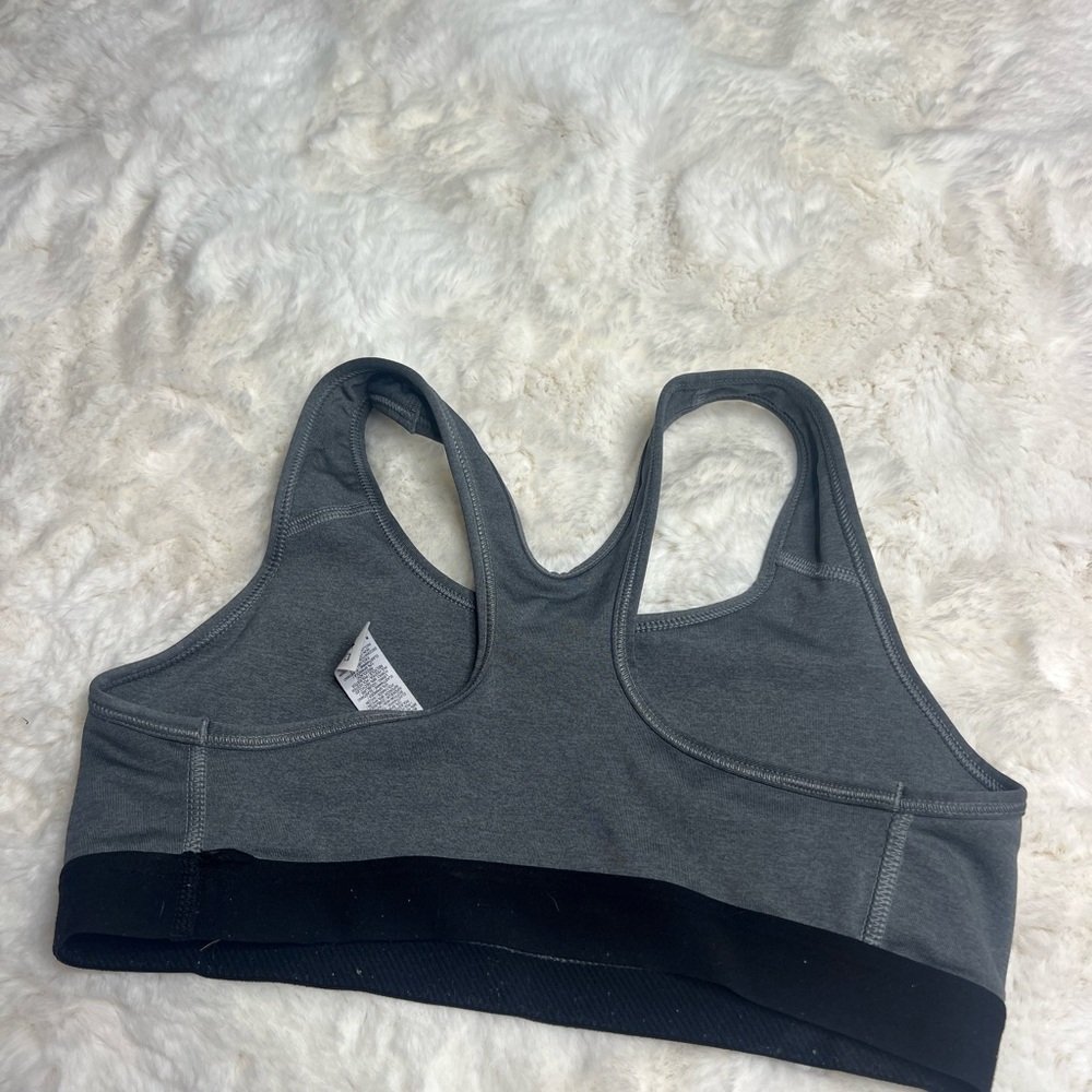 Small bike dry fit grey sports bra